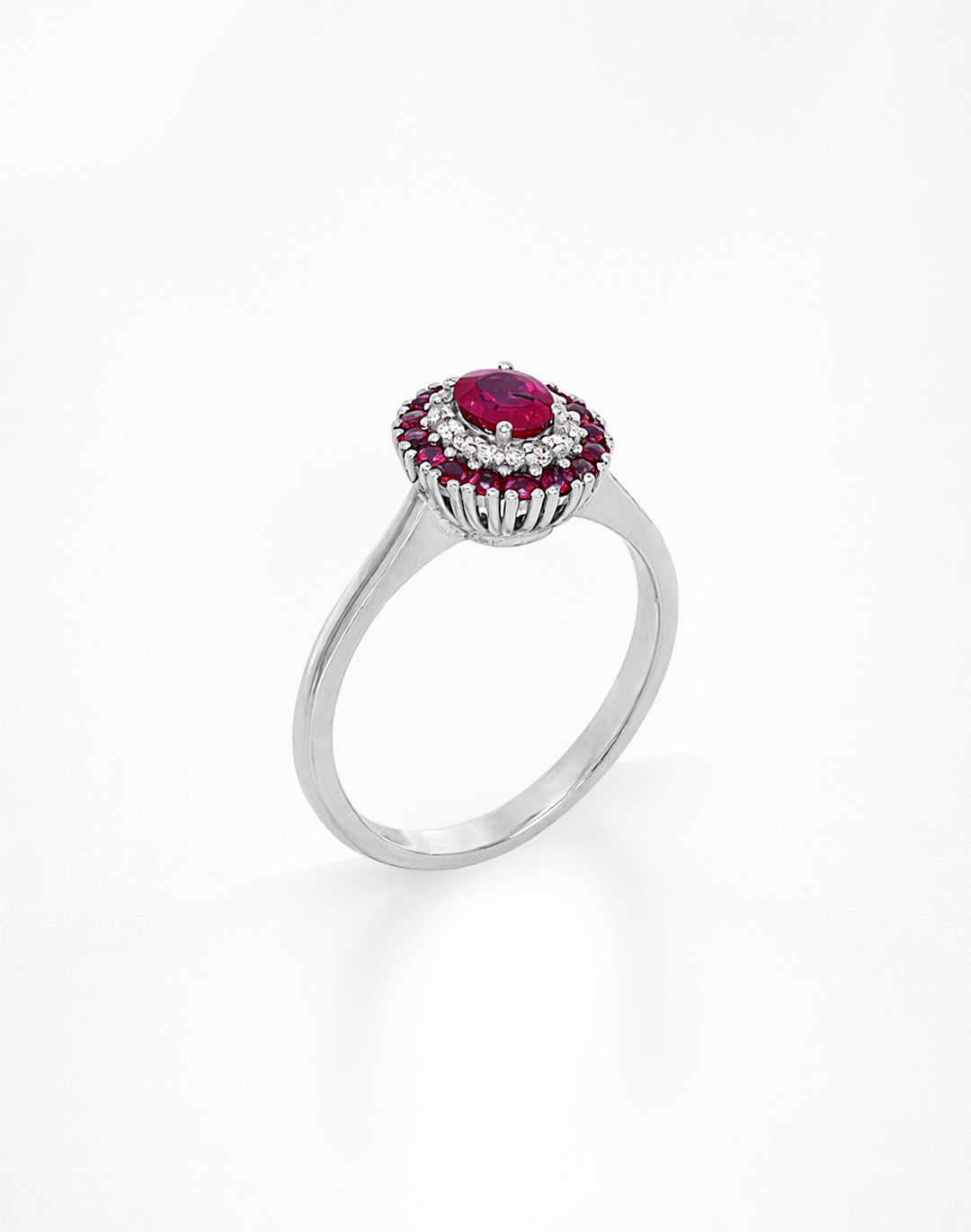 Anello Oveo Rubino
