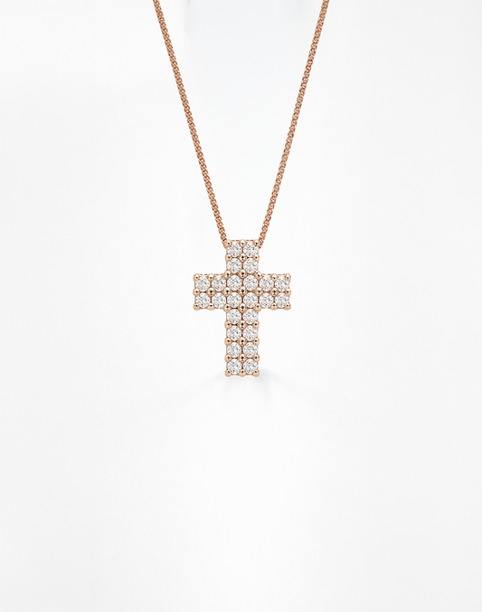 COLLANA CROCE QUADRICOLOR
