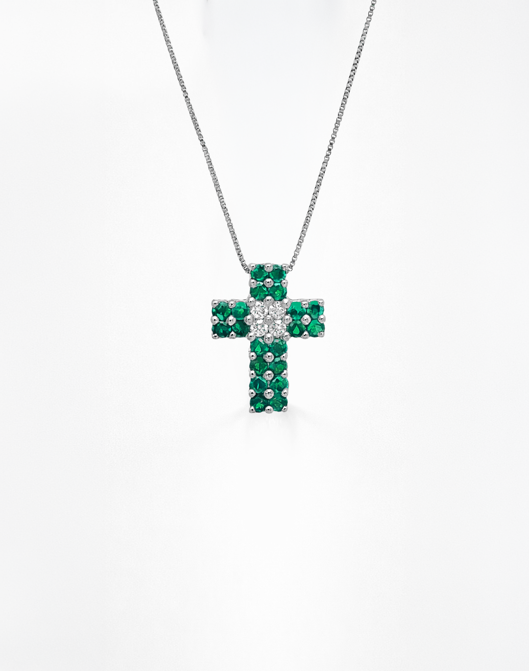 COLLANA CROCE QUADRICOLOR