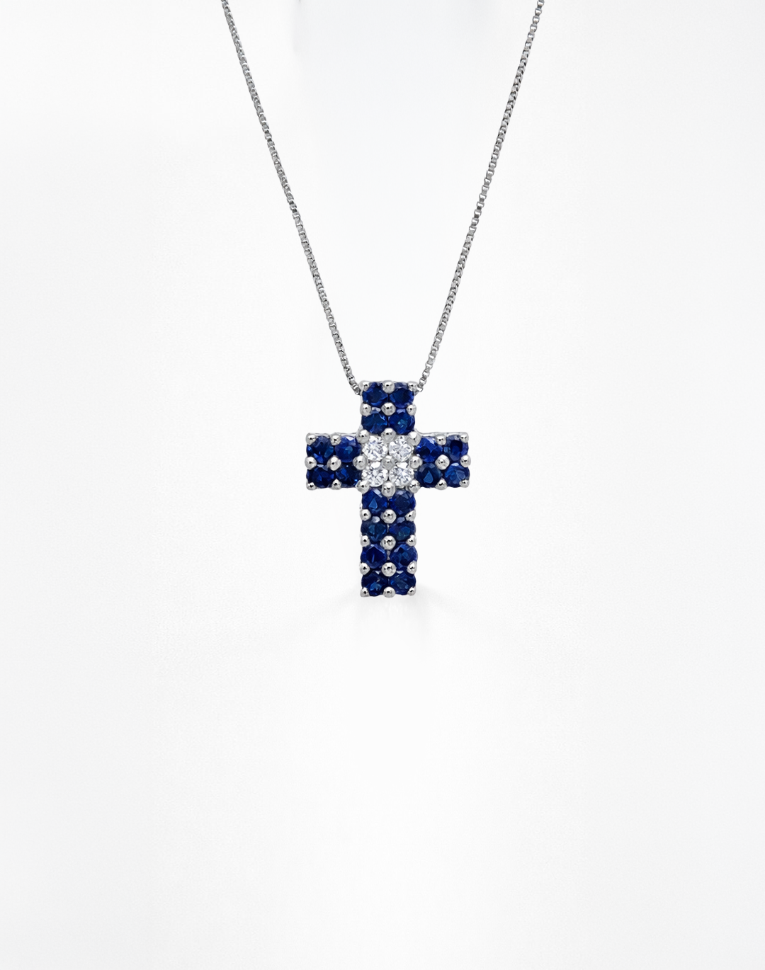 COLLANA CROCE QUADRICOLOR
