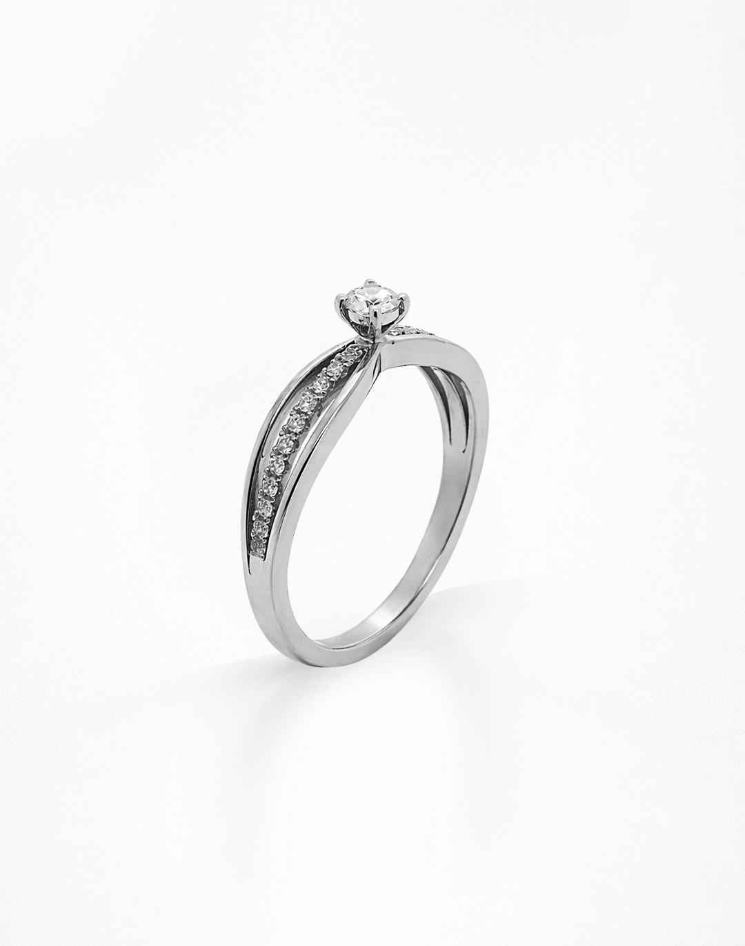 Anello Solitario Infinito