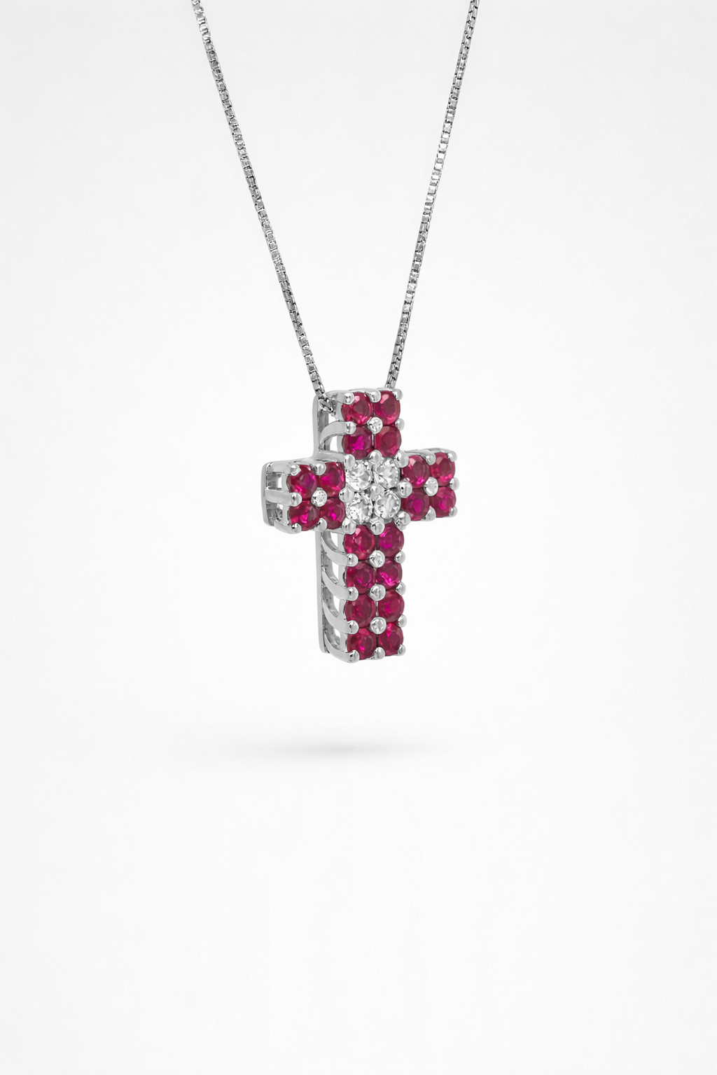 COLLANA CROCE QUADRICOLOR