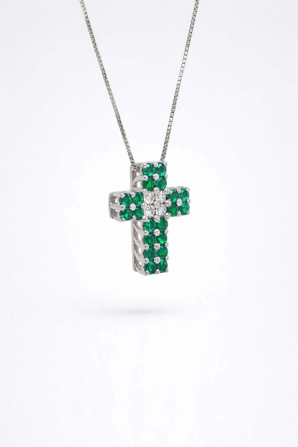COLLANA CROCE QUADRICOLOR