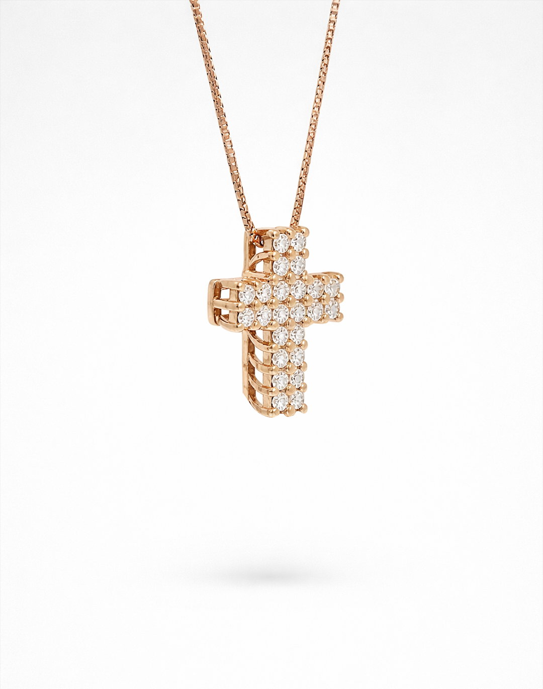 COLLANA CROCE QUADRICOLOR