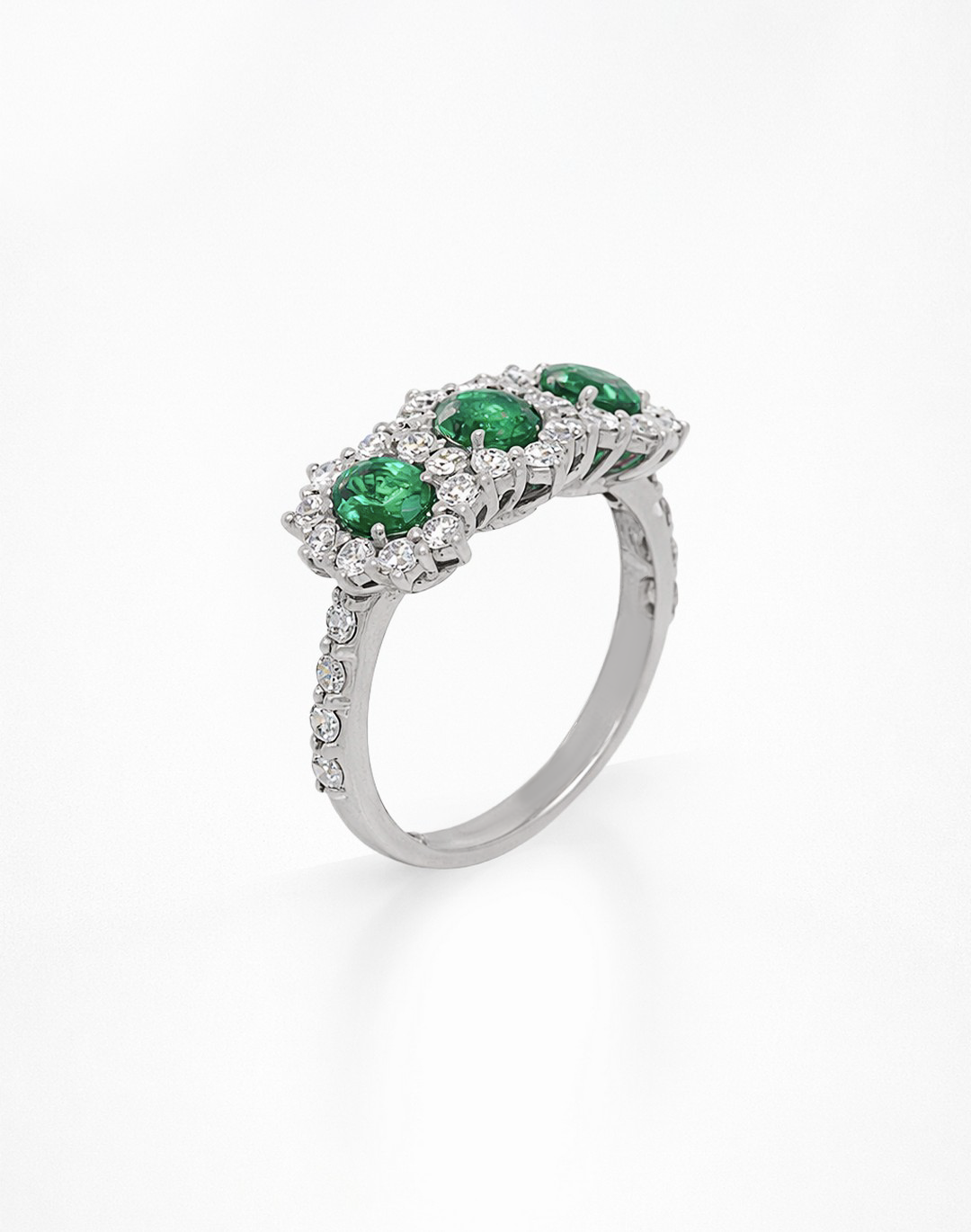 Anello Margherita Smeraldo