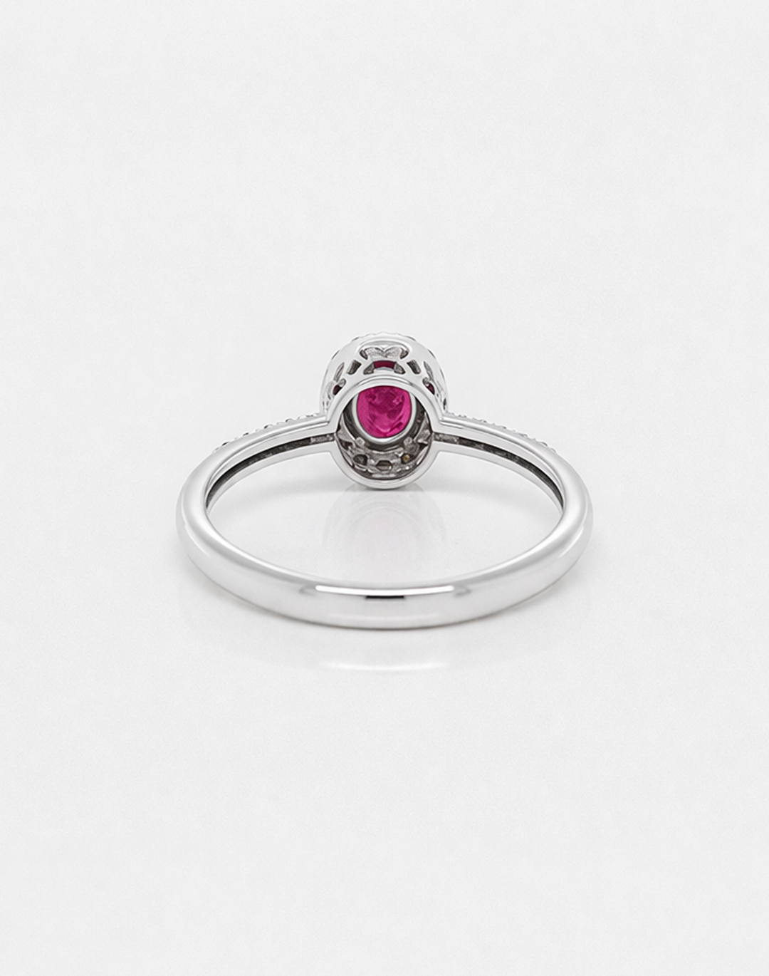 ANELLO OVALE RUBINO