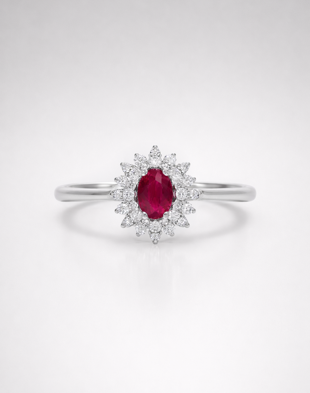 Anello Ilios Rubino