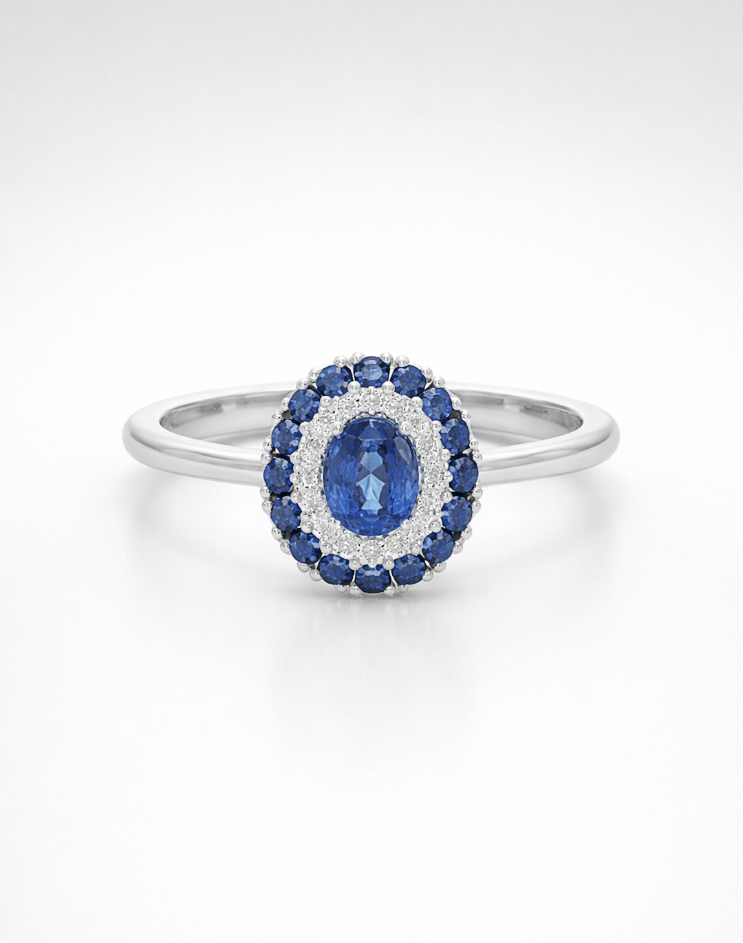Anello Oveo Zaffiro