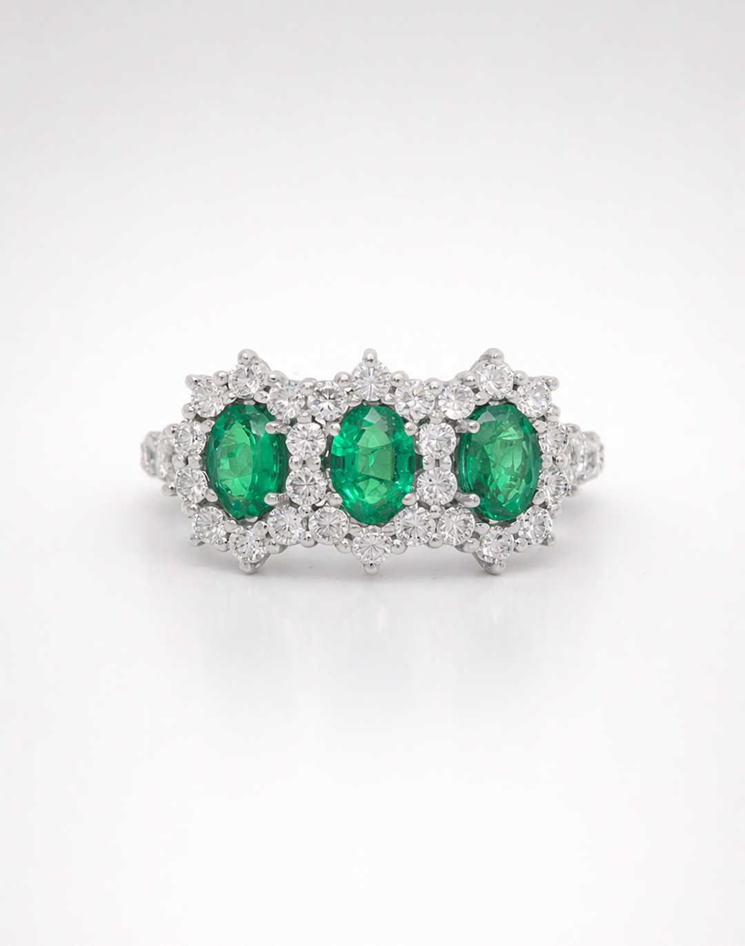 Anello Margherita Smeraldo